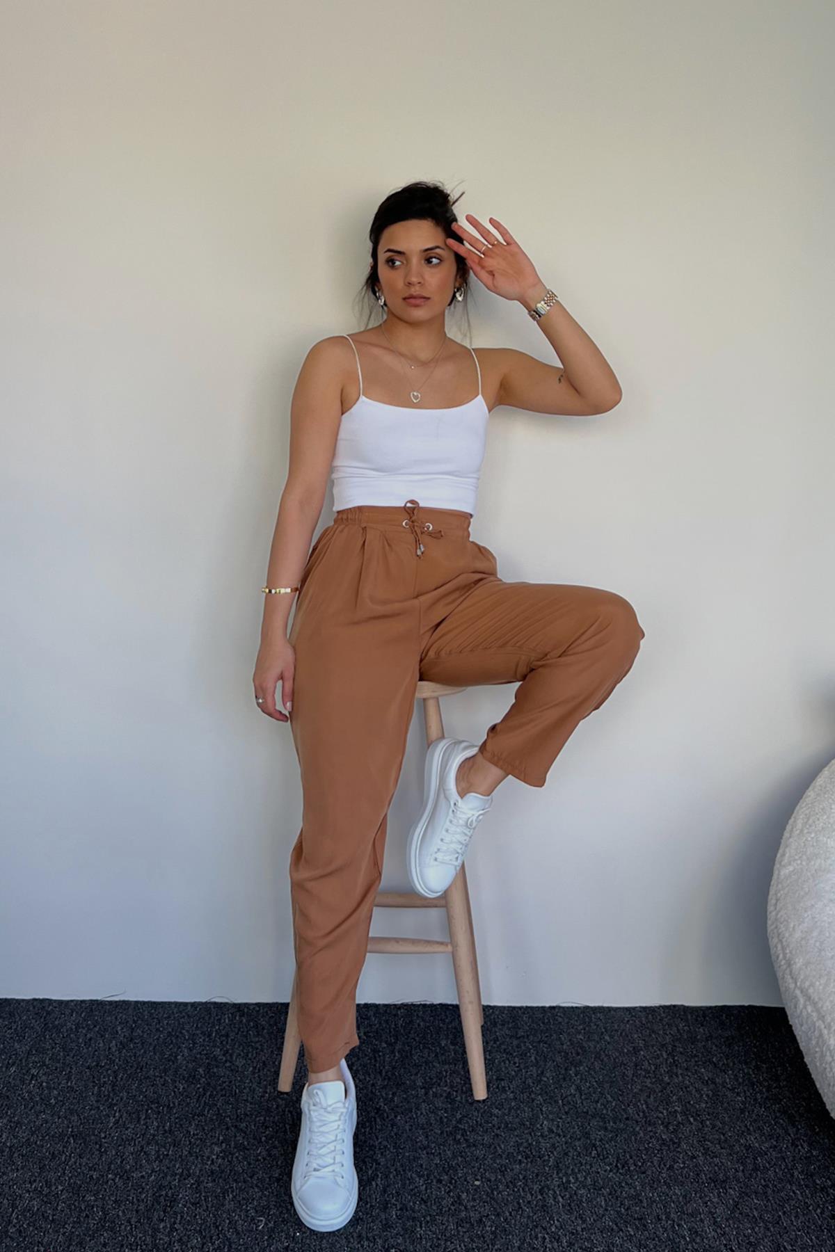 بنطال شرابة بقطع الجزر