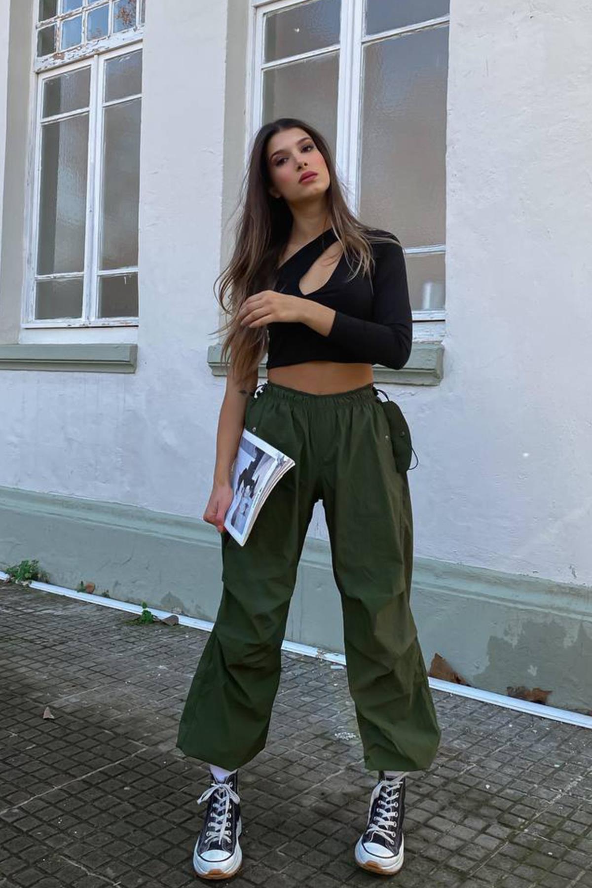 PARAŞÜT PANTOLON HAKİ