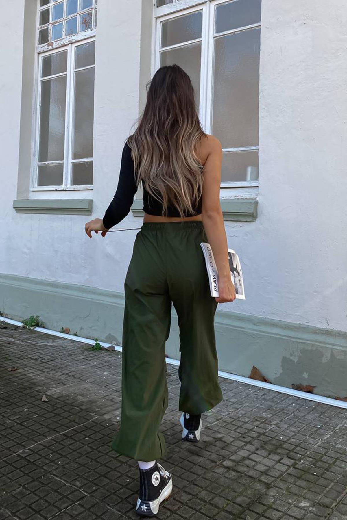 PARAŞÜT PANTOLON HAKİ