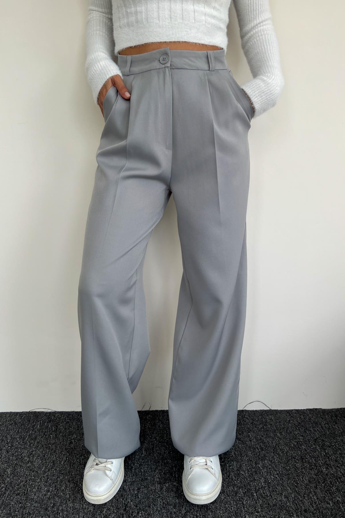 БРЮКИ ПАЛАЦЦО ПЛИССИРОВАННЫЕ