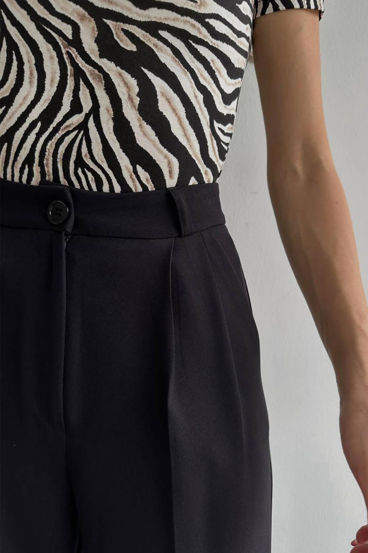 БРЮКИ ПАЛАЦЦО ПЛИССИРОВАННЫЕ