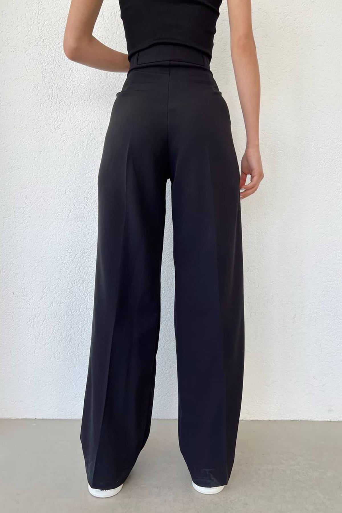 БРЮКИ ПАЛАЦЦО ПЛИССИРОВАННЫЕ