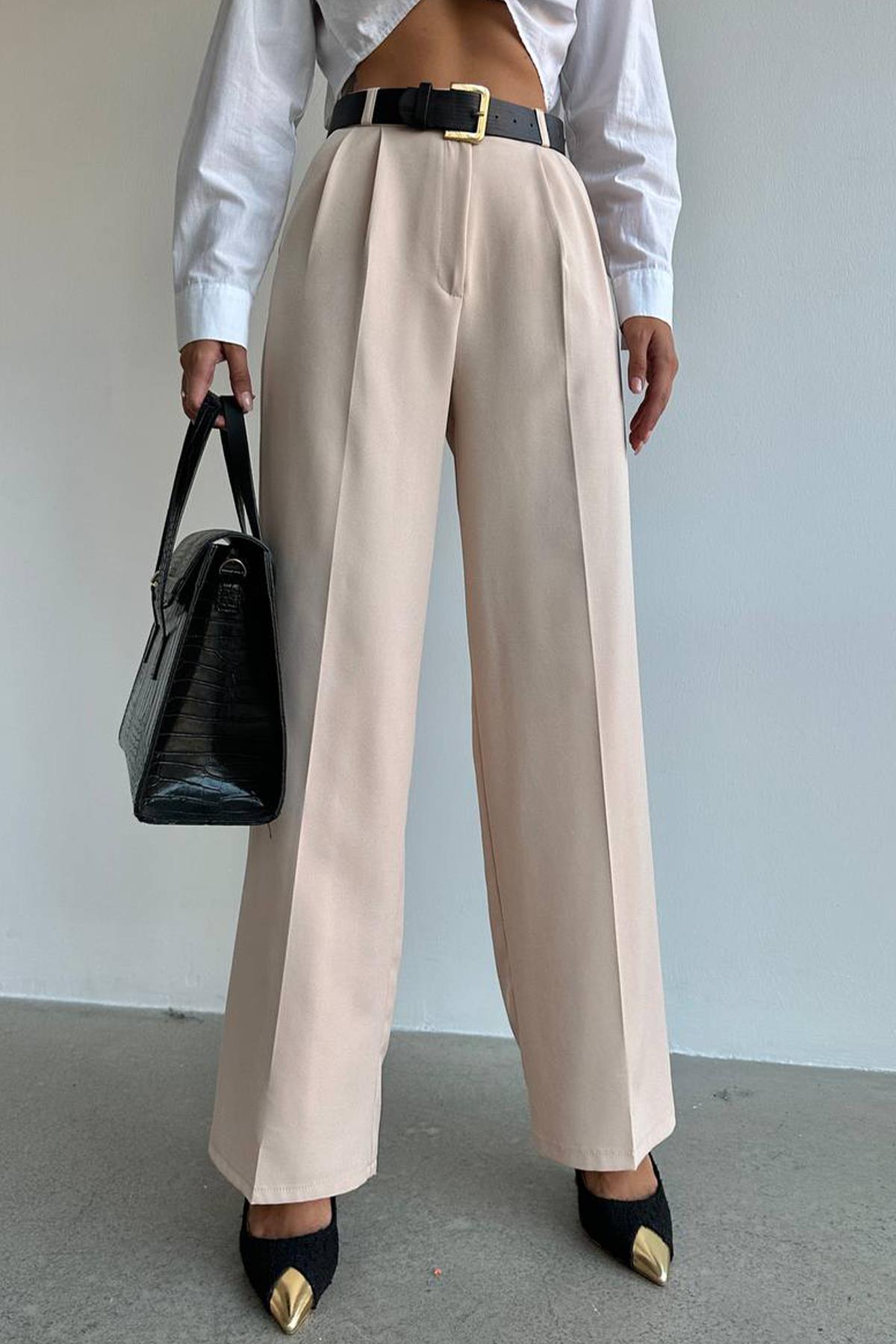 БРЮКИ ПАЛАЦЦО ПЛИССИРОВАННЫЕ