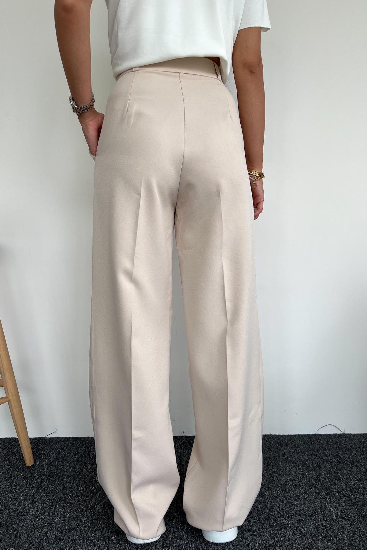 БРЮКИ ПАЛАЦЦО ПЛИССИРОВАННЫЕ