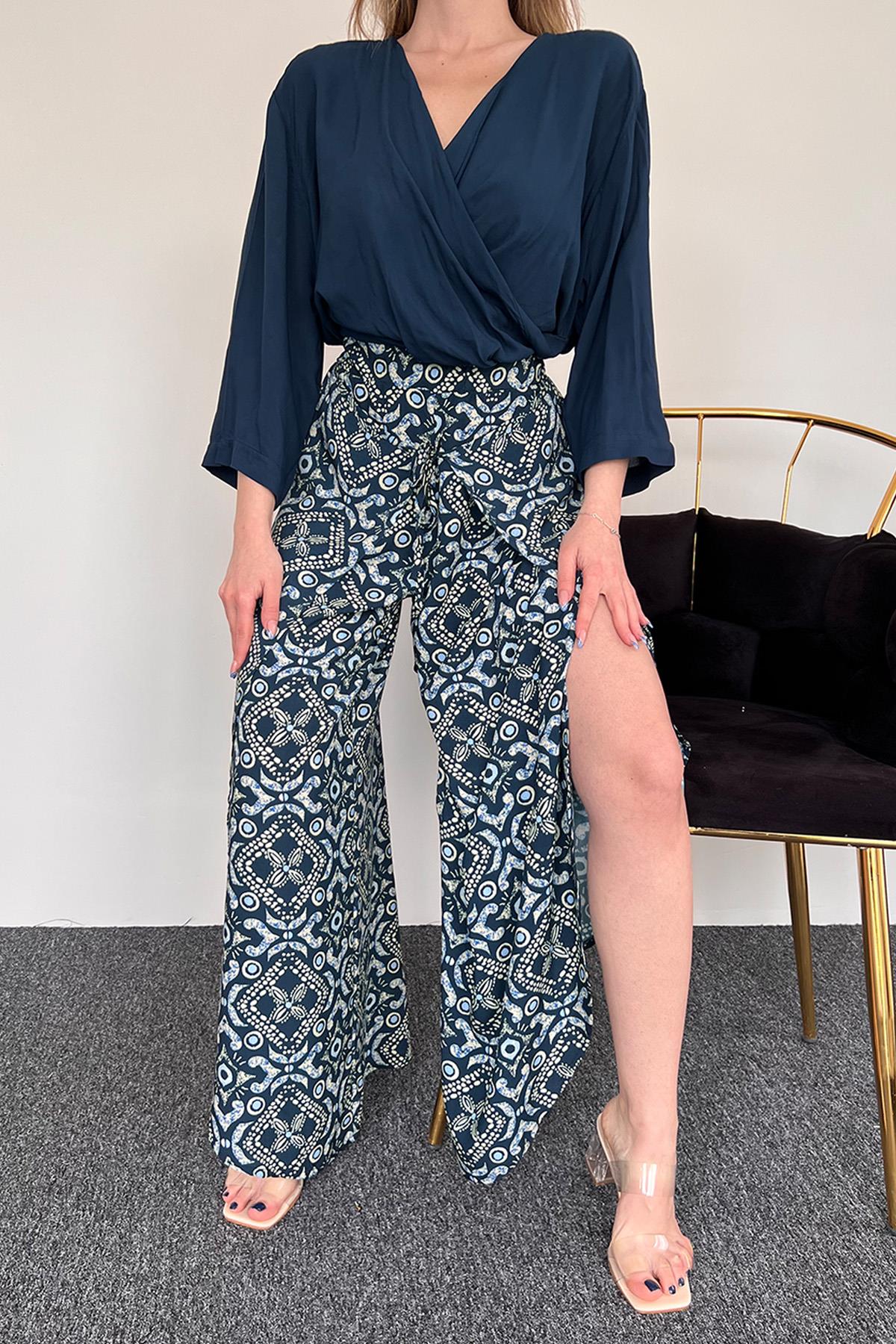 23016 PİJAMA TK. U. K. LACİVERT