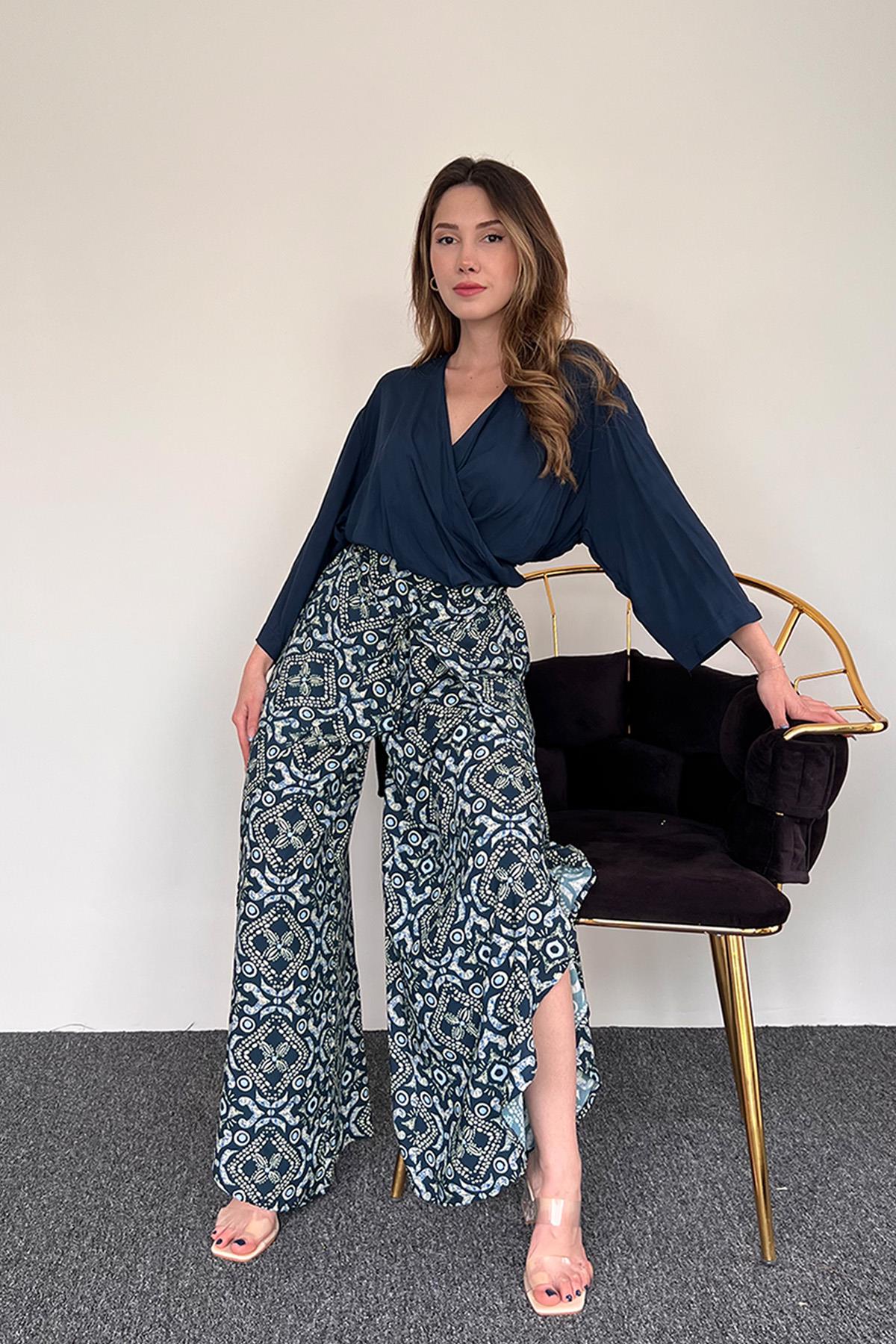 23016 PİJAMA TK. U. K. LACİVERT