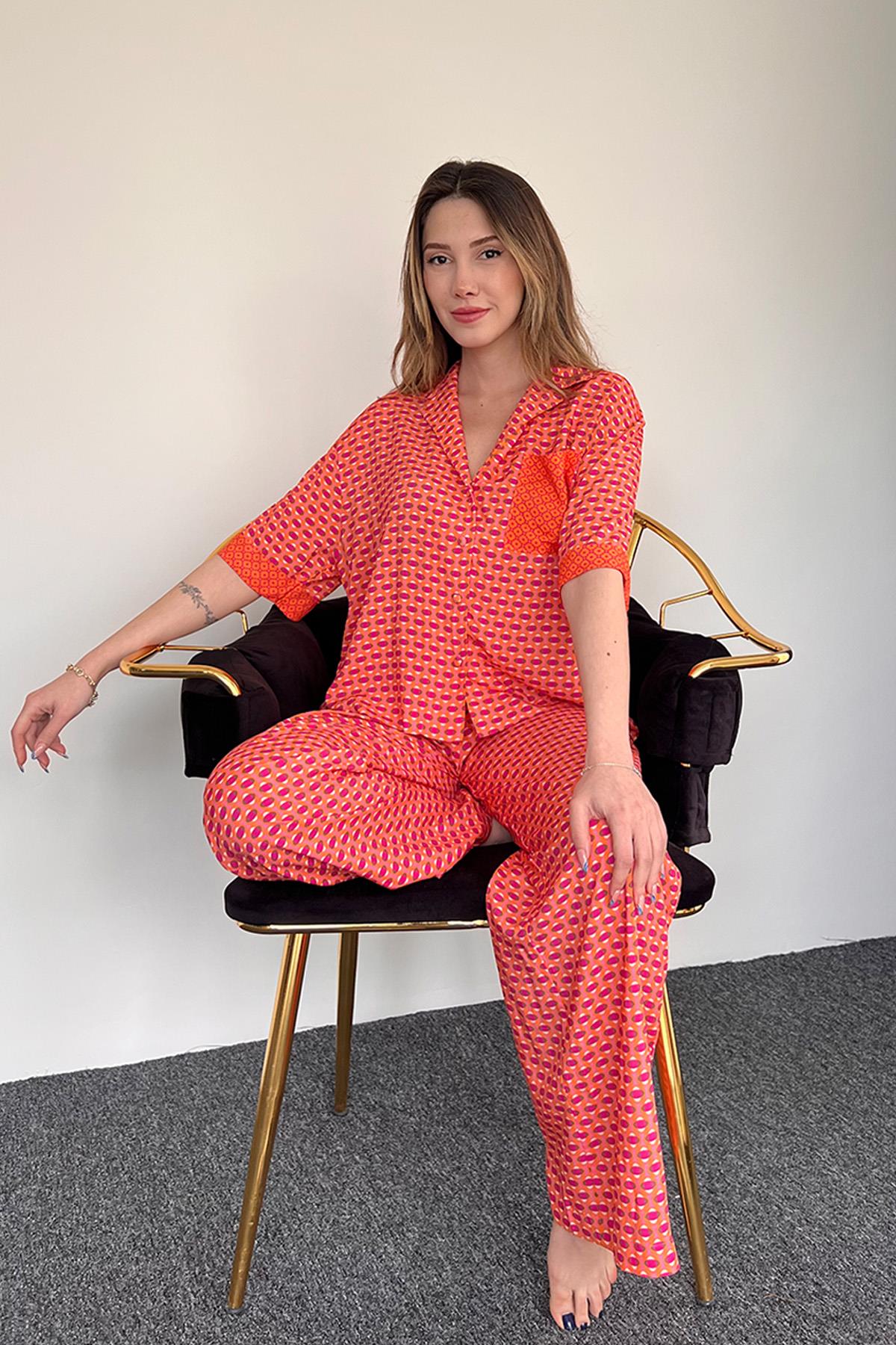 23083 PİJAMA TK. K. K. TURUNCU