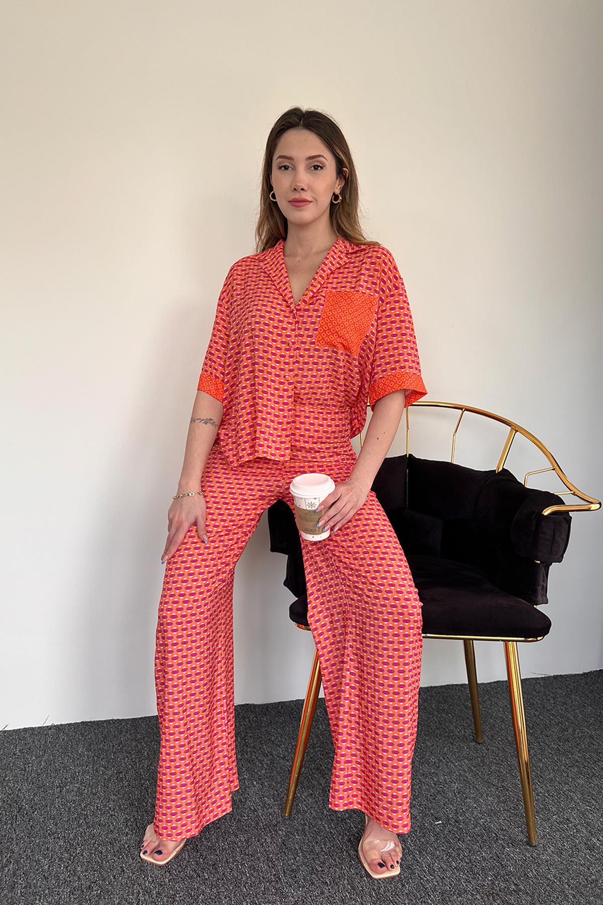 23083 PİJAMA TK. K. K. TURUNCU