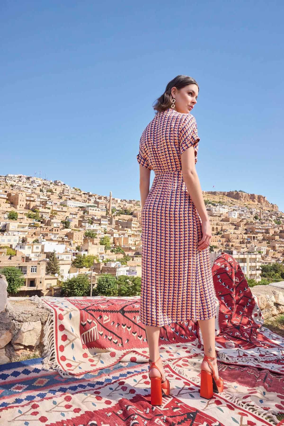 23009 ELBİSE K. K. RENKLİ GEOMETRİK