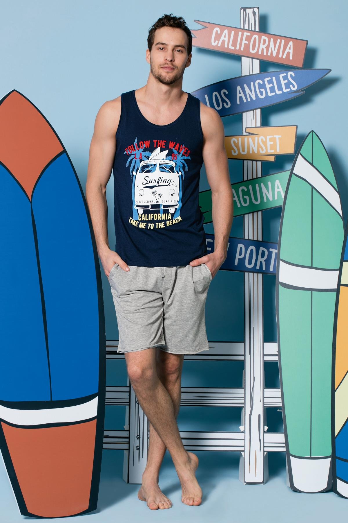 Araba ve Palmiye Baskılı 