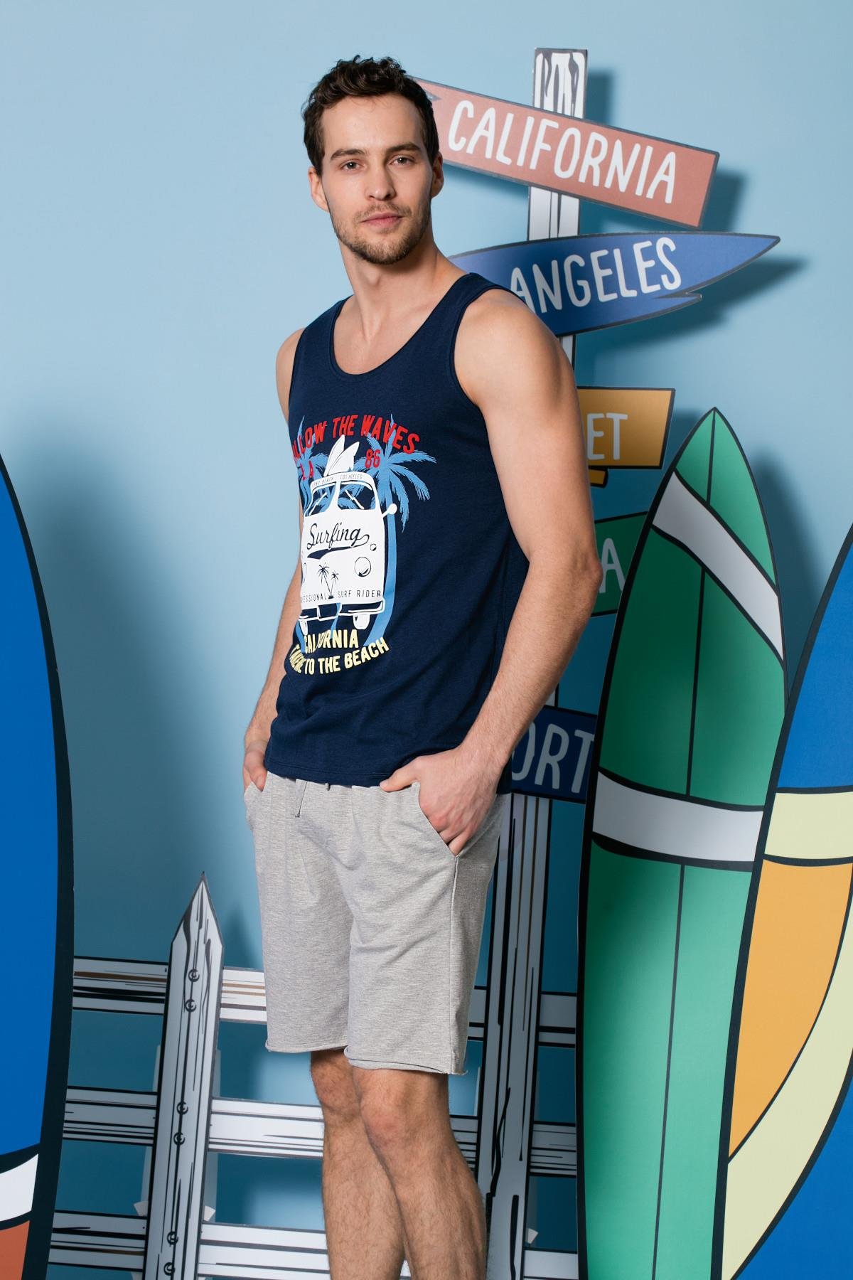 Araba ve Palmiye Baskılı 