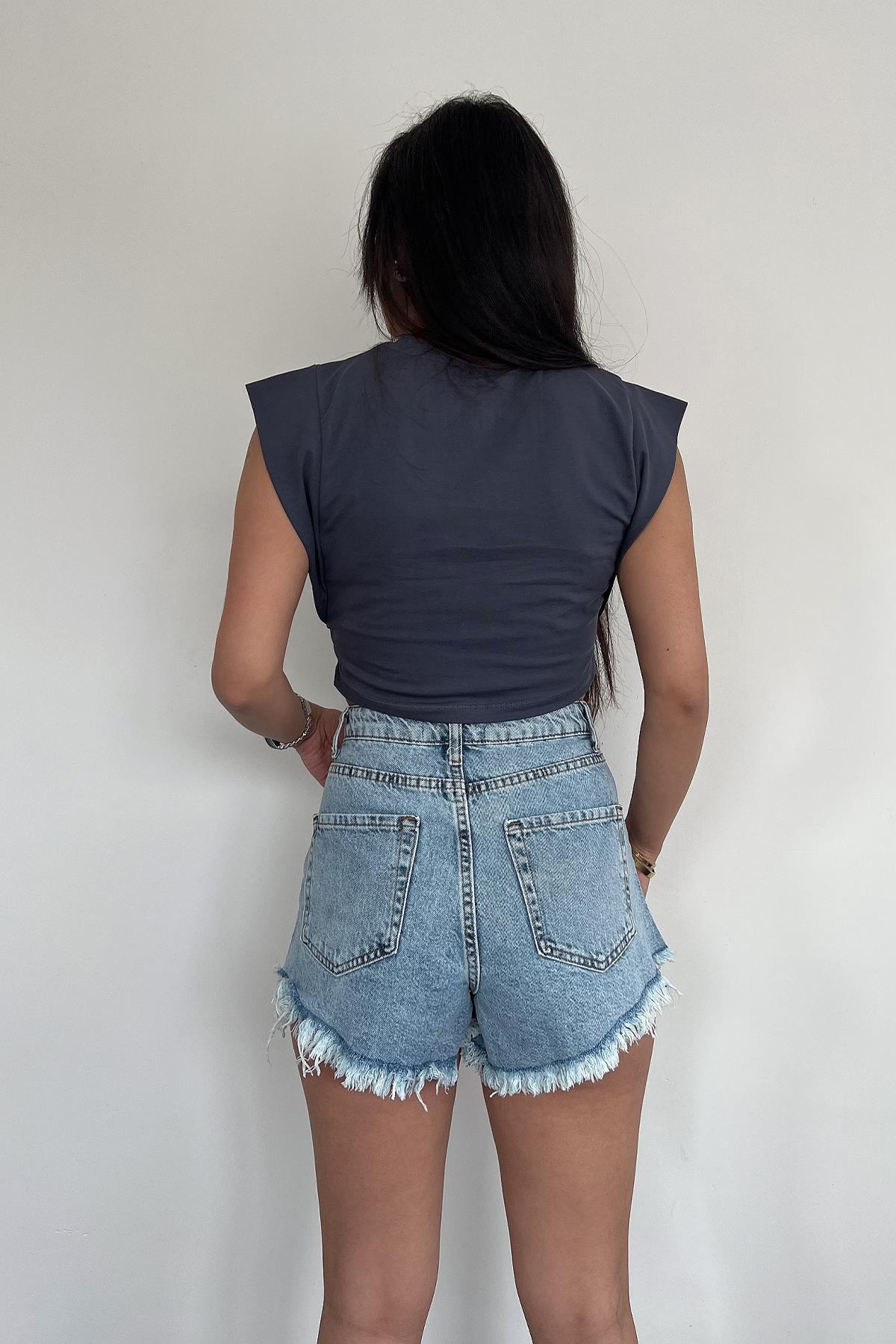 VEREV PÜSKÜL ŞORT MAVİ