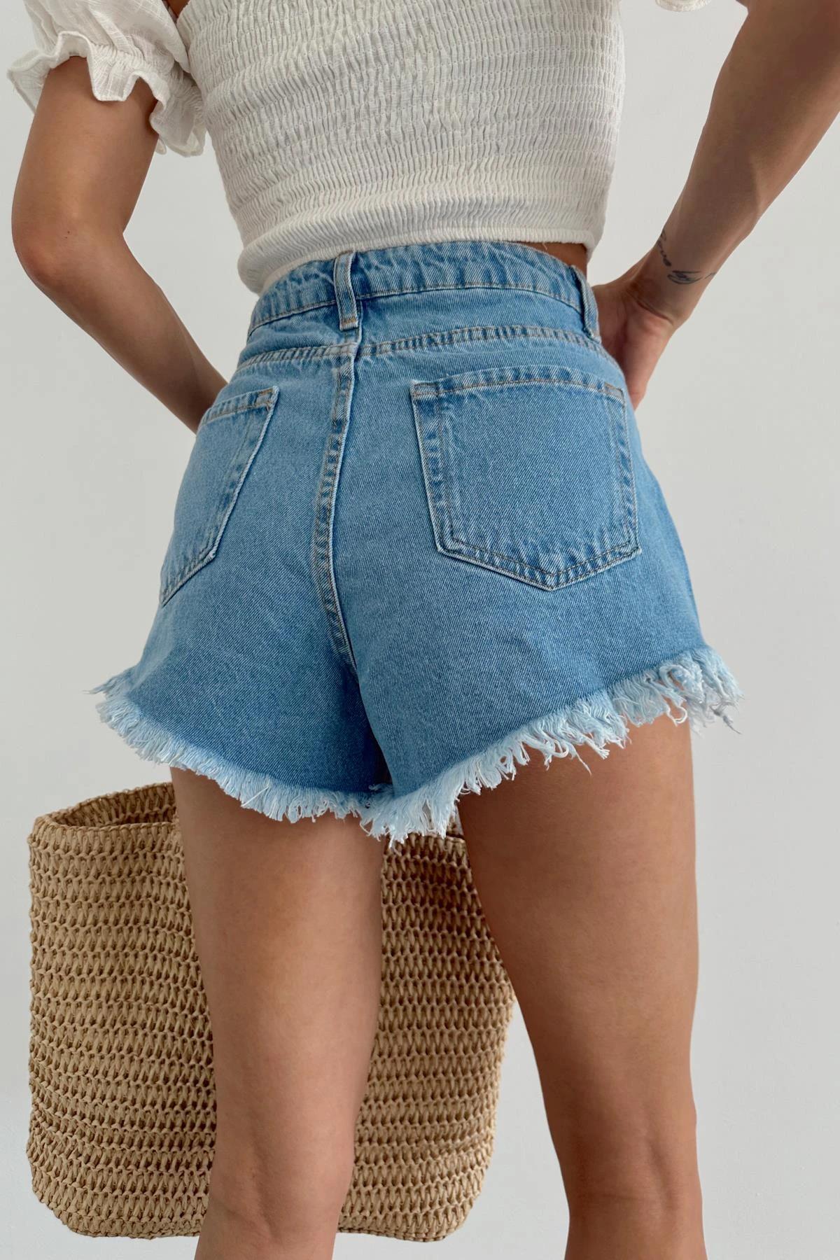 VEREV PÜSKÜL ŞORT MAVİ