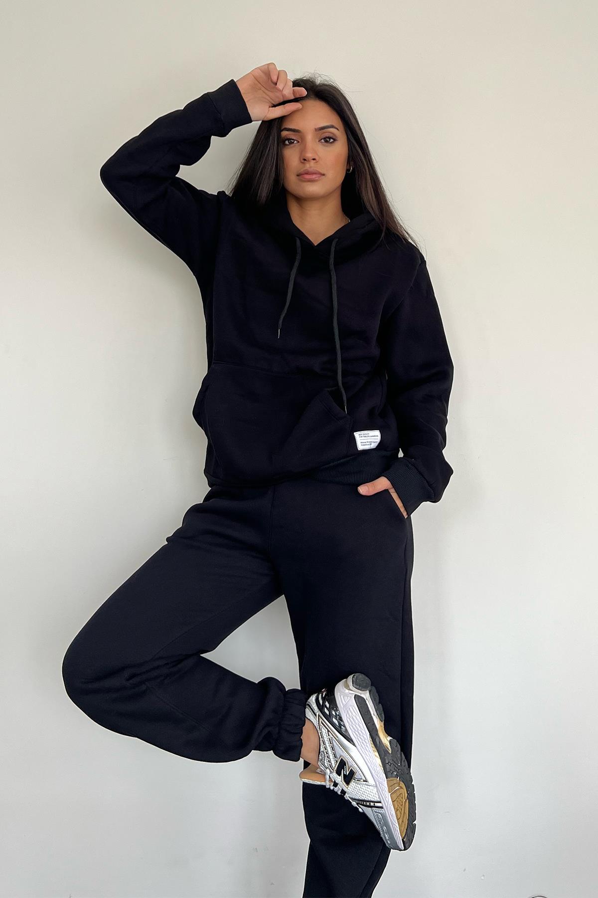 Kapuzen-Sweatshirt mit Känguru-Tasche