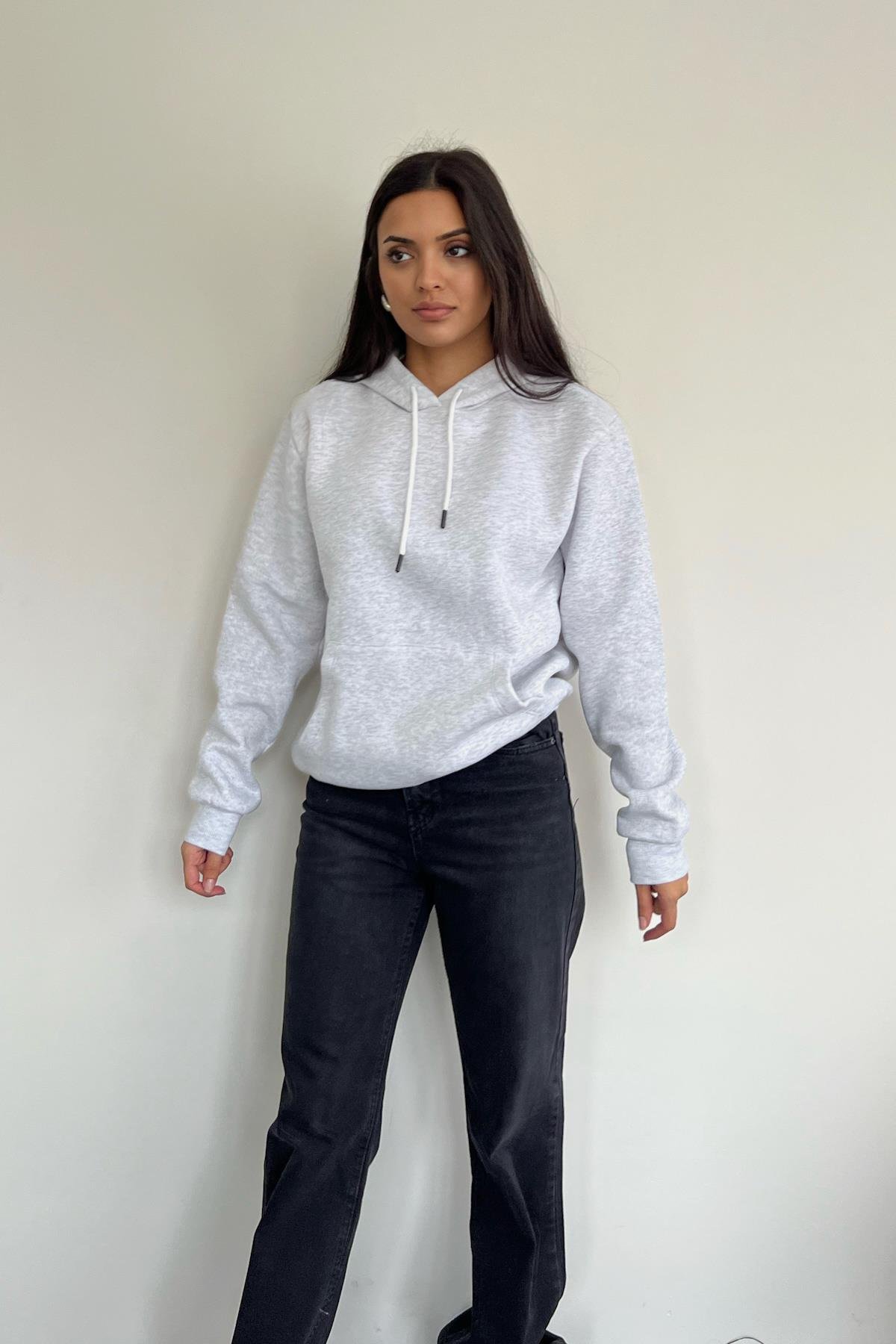 Kapuzen-Sweatshirt mit Känguru-Tasche