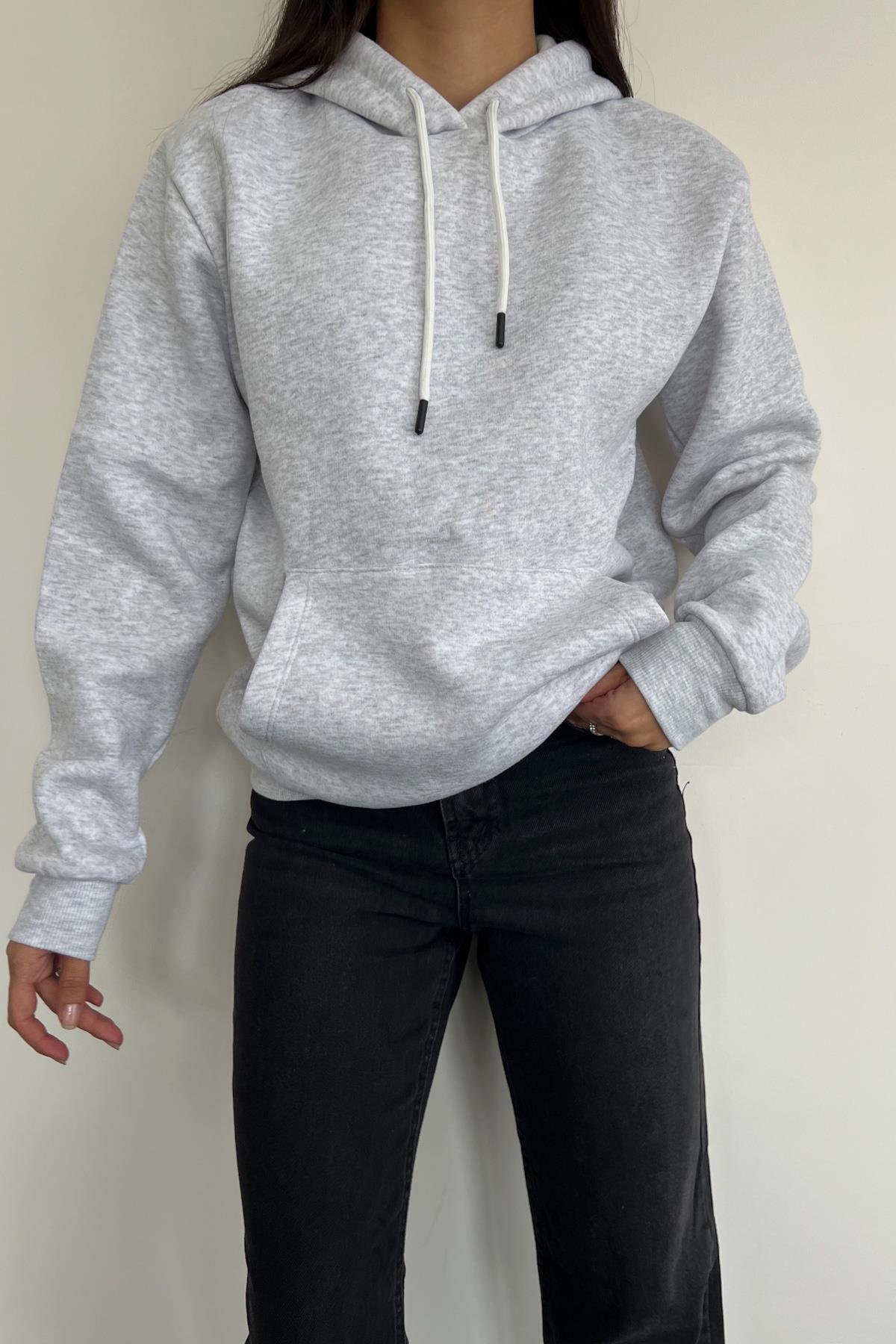 Kapuzen-Sweatshirt mit Känguru-Tasche