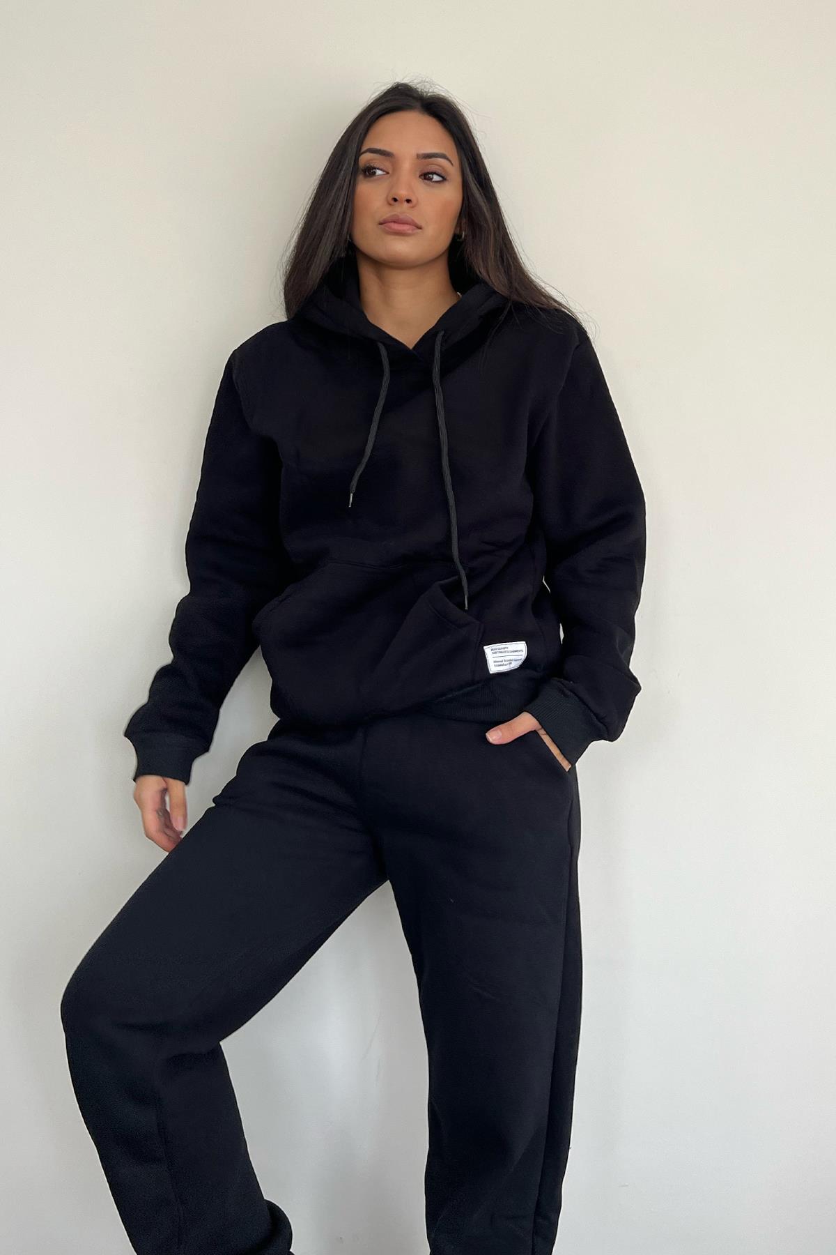 Kapuzen-Sweatshirt mit Känguru-Tasche