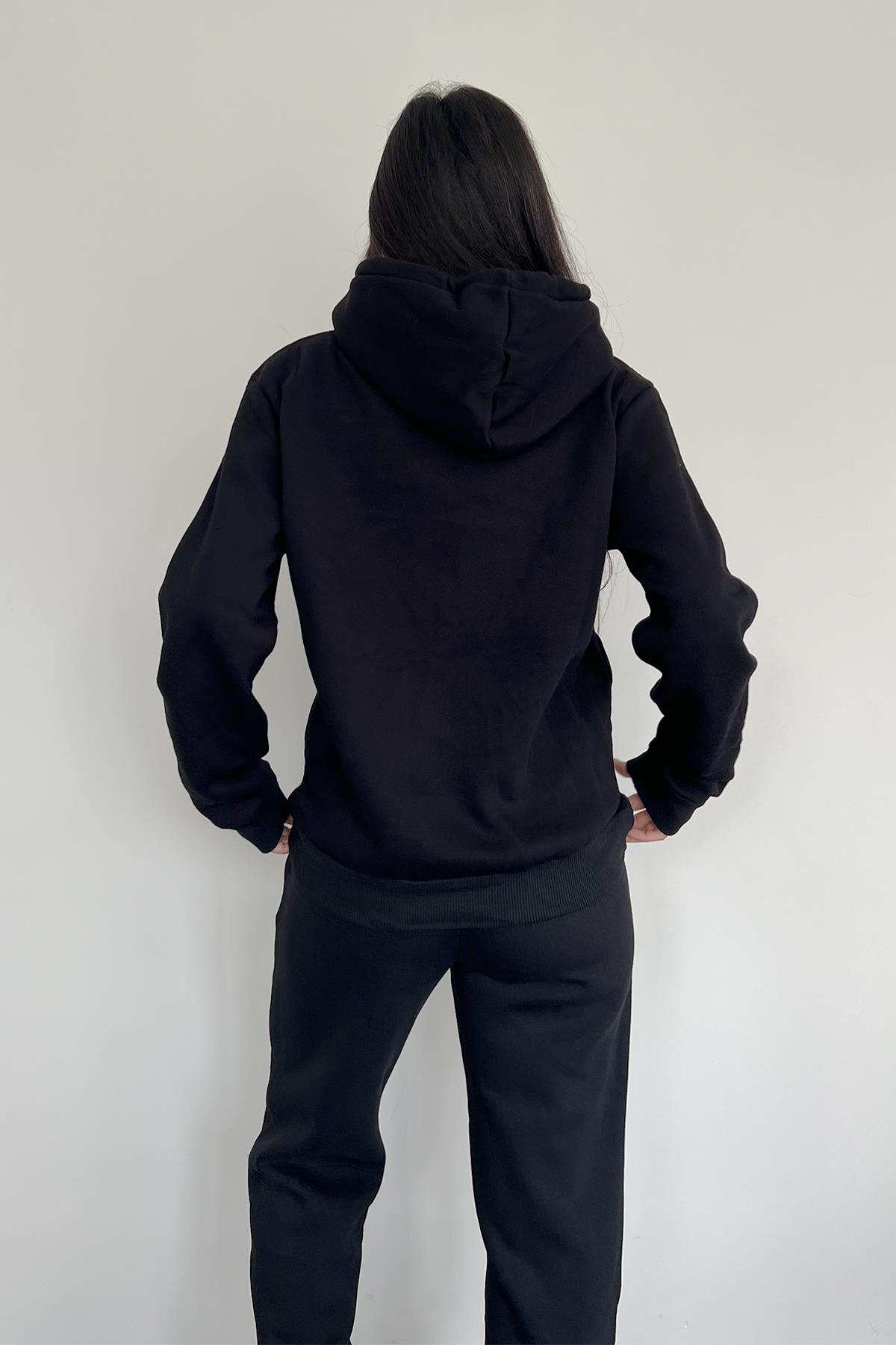 Kapuzen-Sweatshirt mit Känguru-Tasche