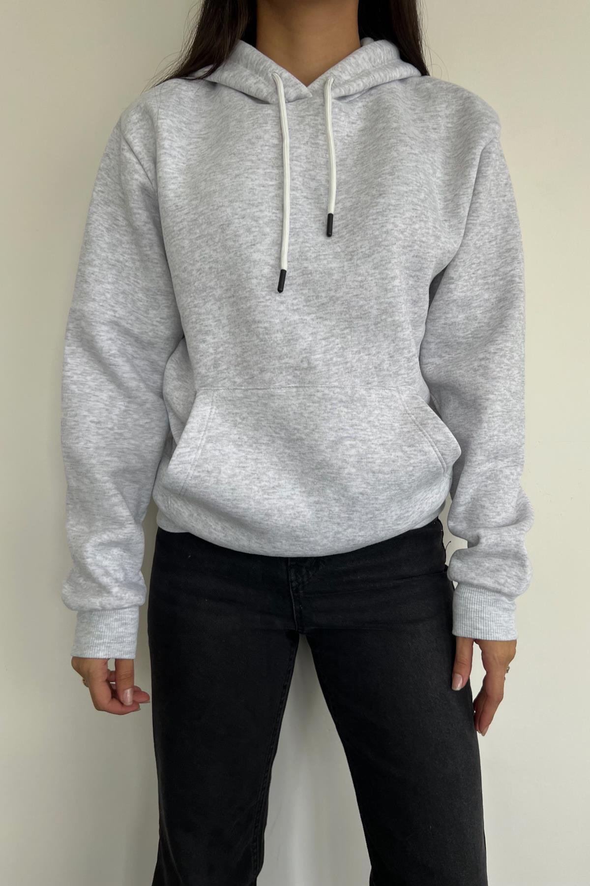 Kapuzen-Sweatshirt mit Känguru-Tasche