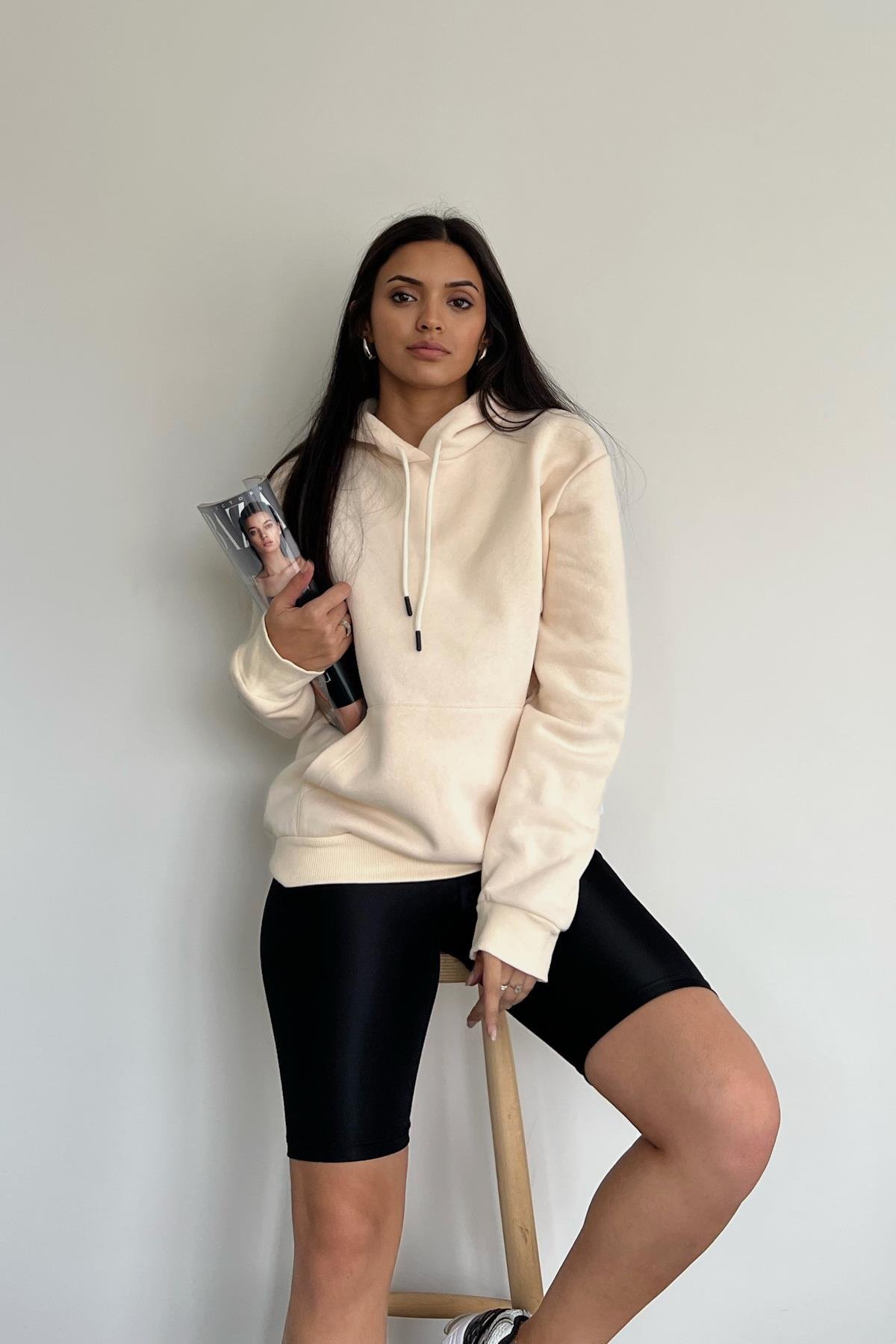 HOODED KANGAROO POCKET SWEATSIRT