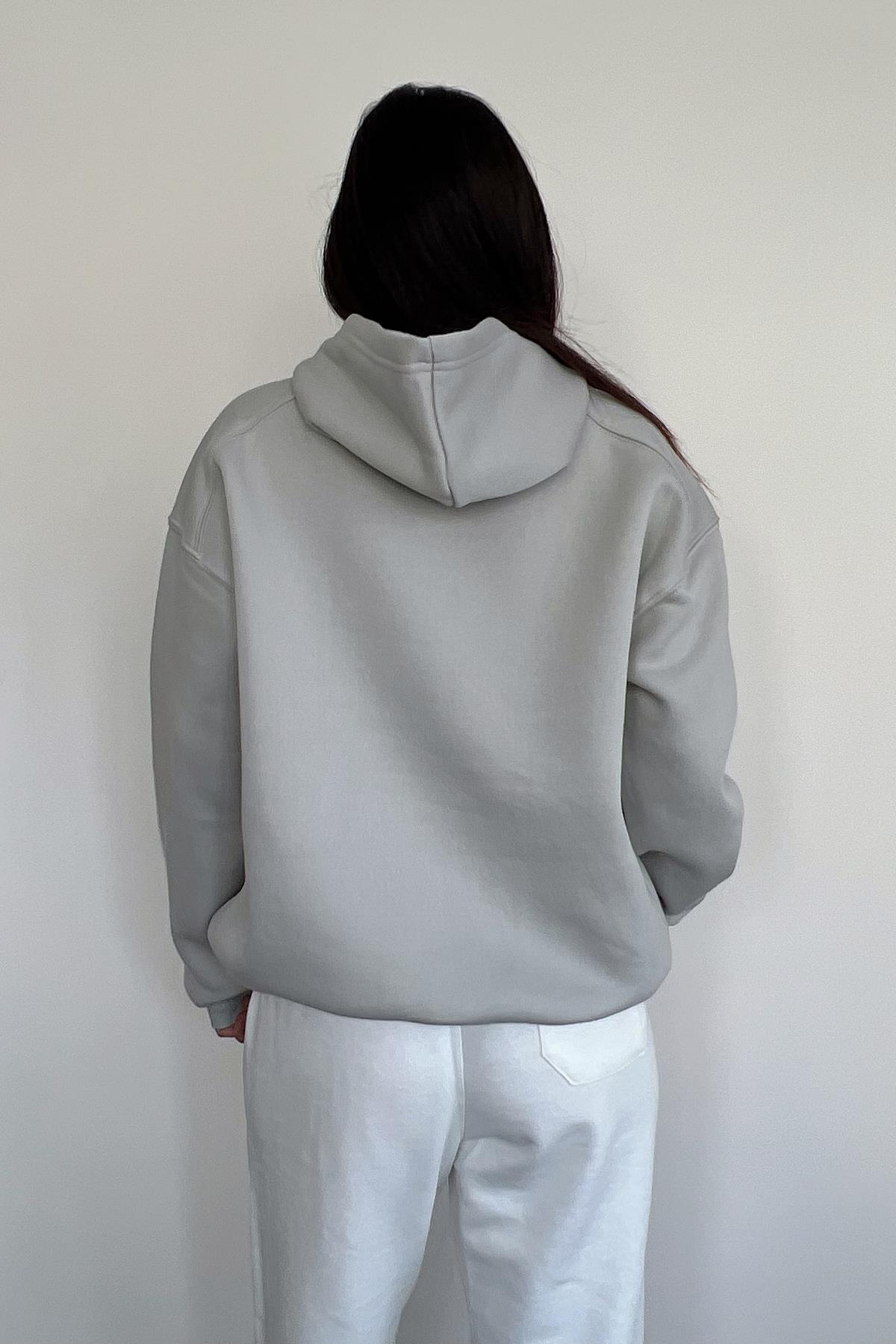 BASIC-SWEATSHIRT MIT KAPUZE