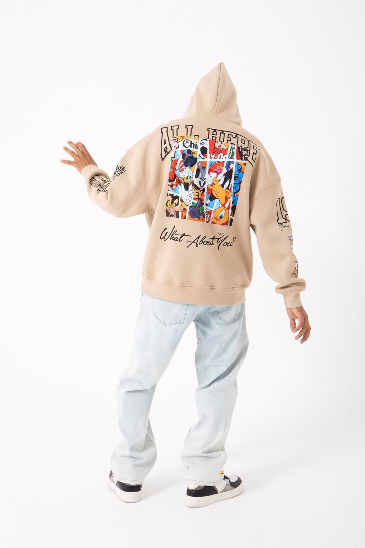 OLD SCHOOL KAPÜŞONLU BEJ