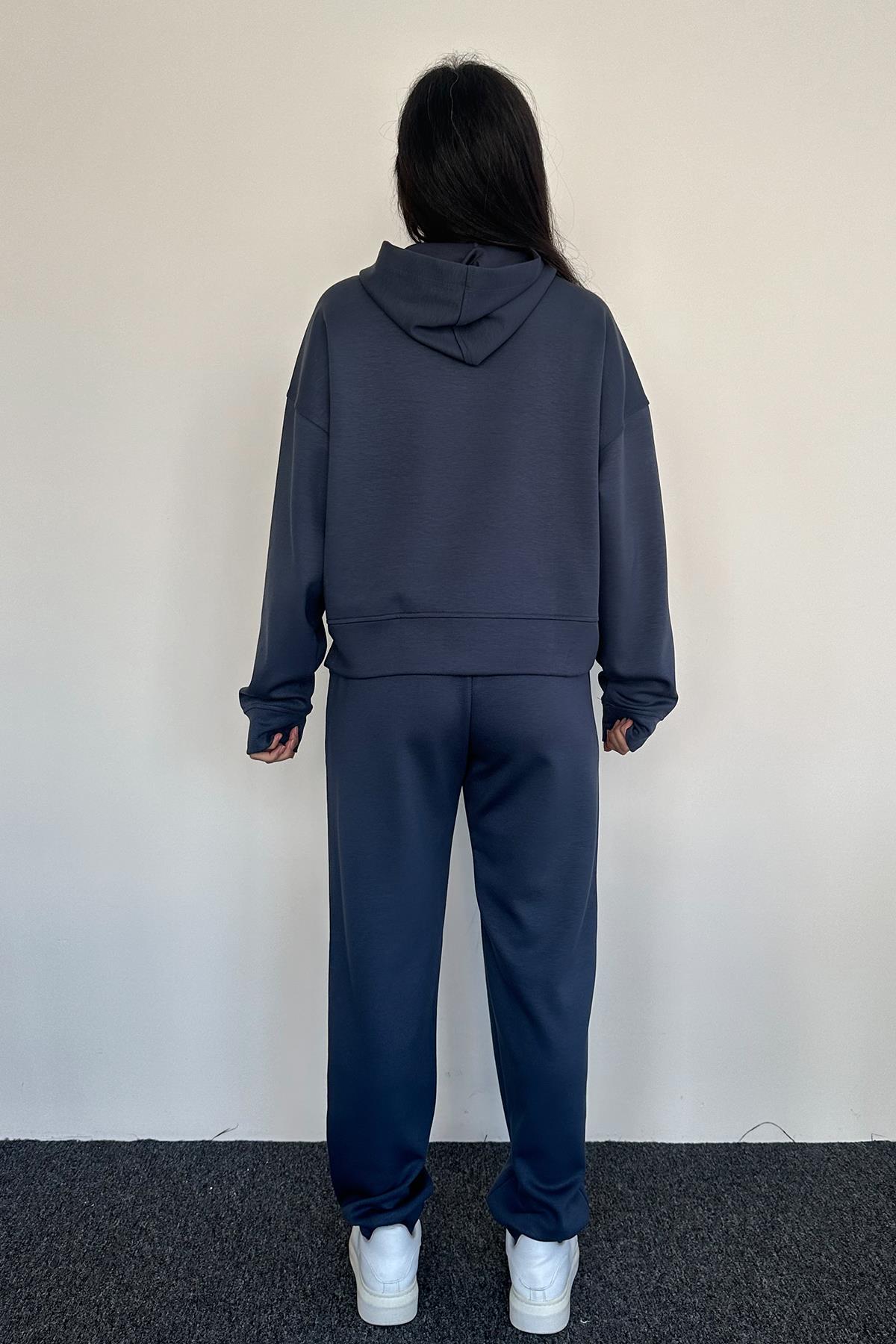 HOODİE EŞOFMAN TAKIM ANTRASİT