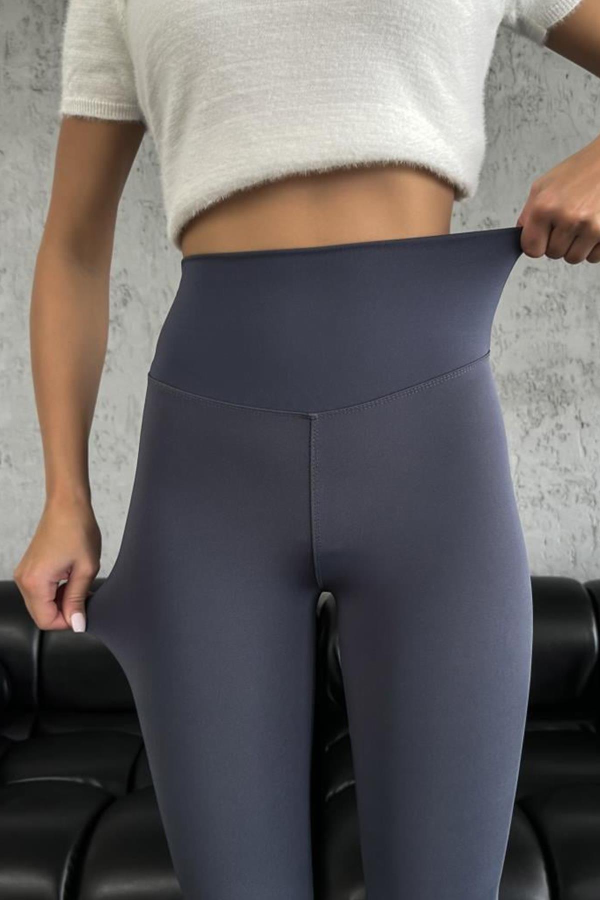 MODAL KUMAŞ FİT TAYT ANTRASİT