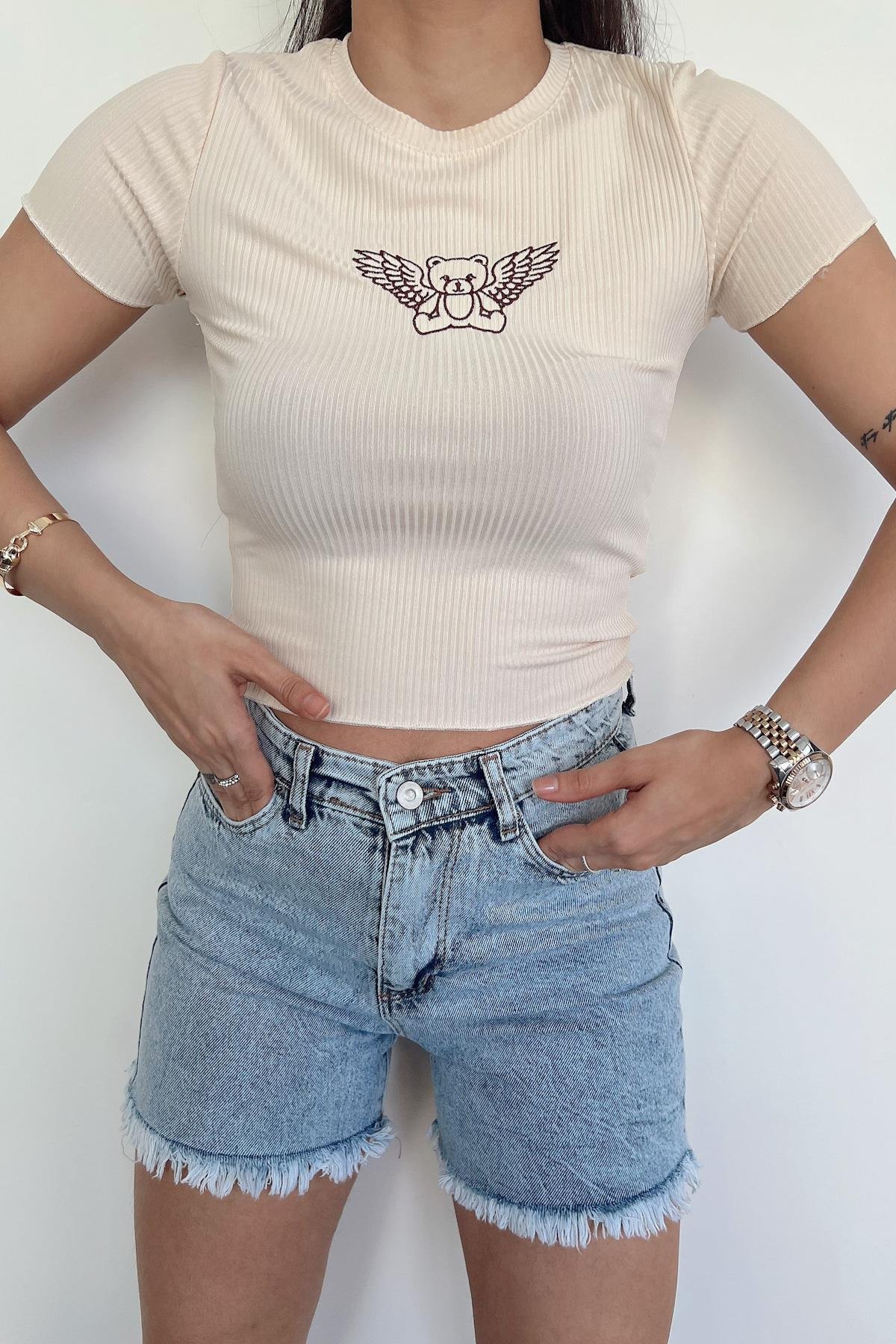 ANGEL BEAR TİŞÖRT BEJ