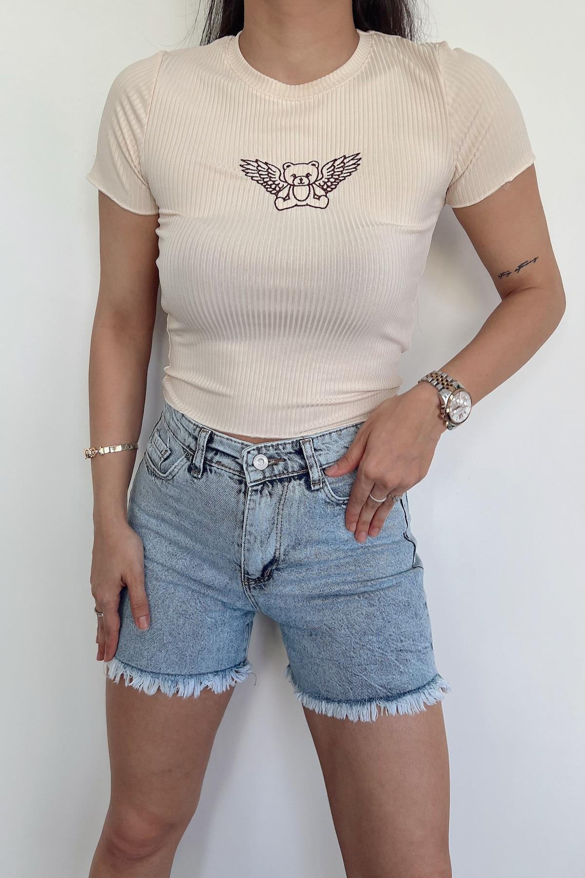 ANGEL BEAR TİŞÖRT BEJ