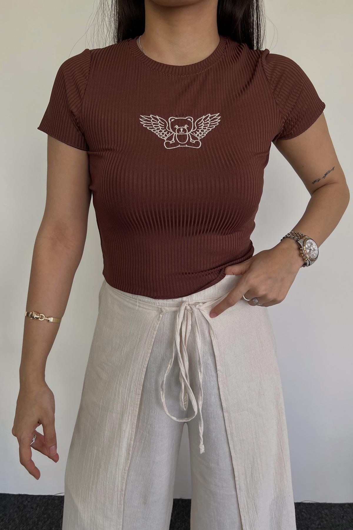 ANGEL BEAR TİŞÖRT KAHVE