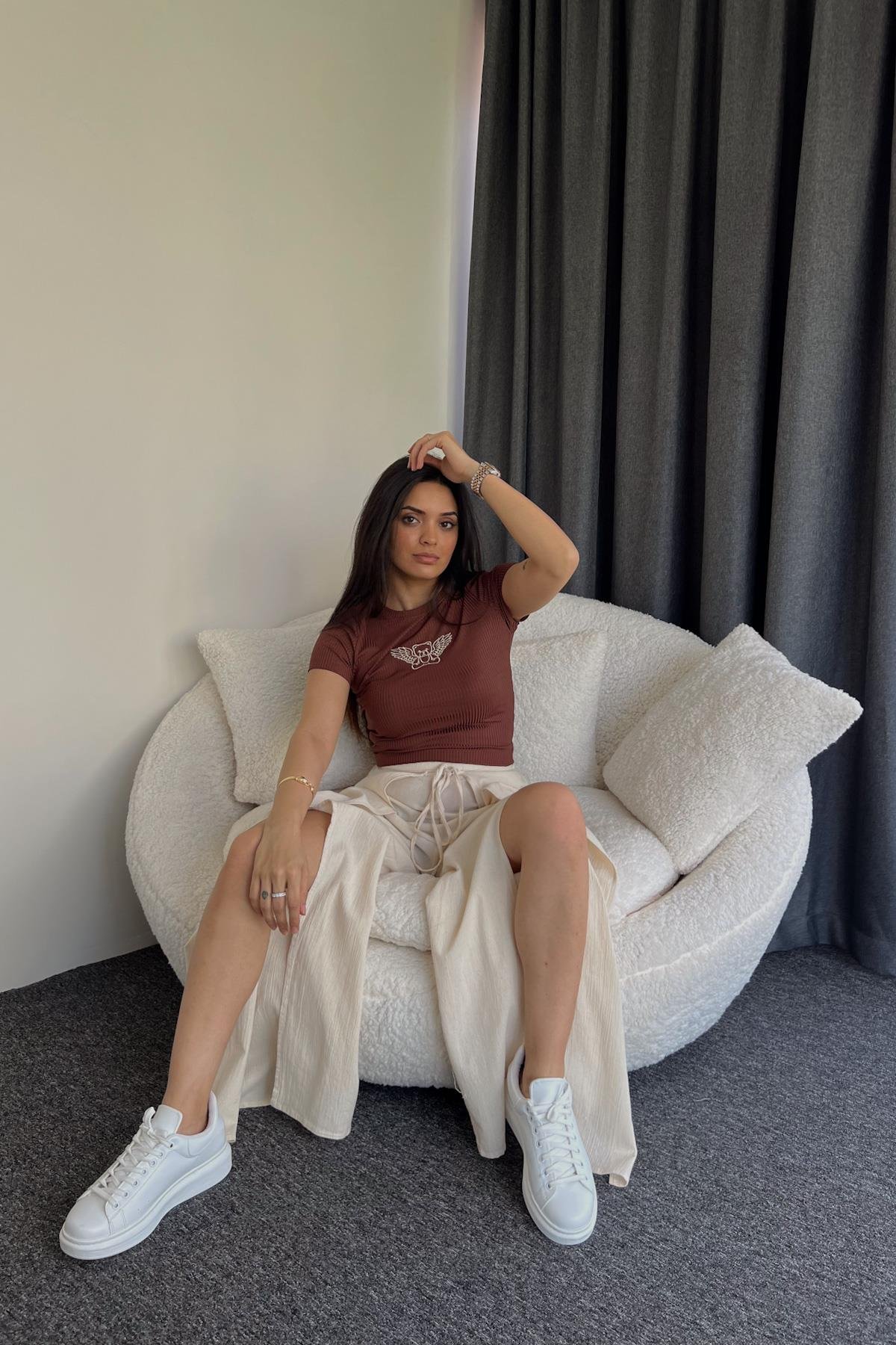 ANGEL BEAR TİŞÖRT KAHVE