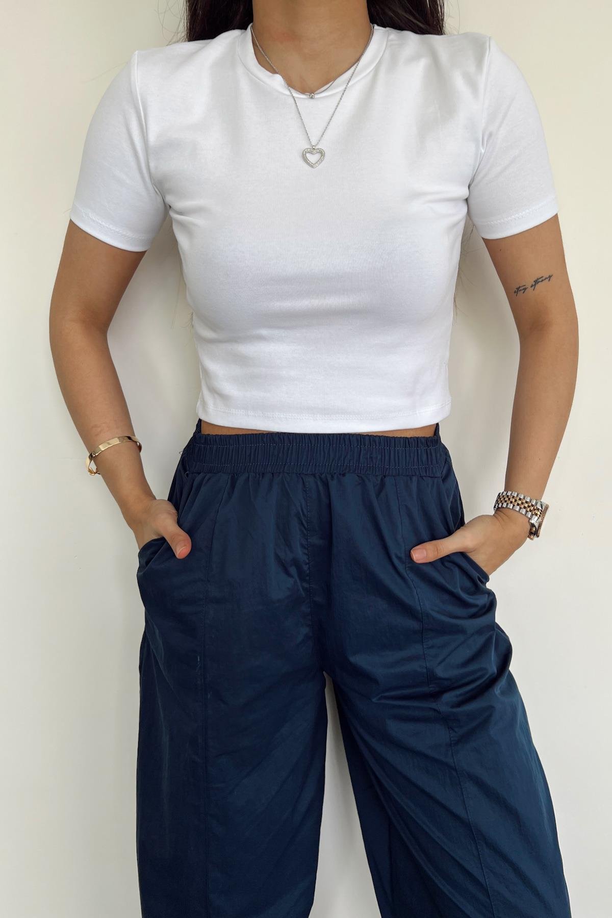 تي شيرت ليكرا ريبون الأساسي