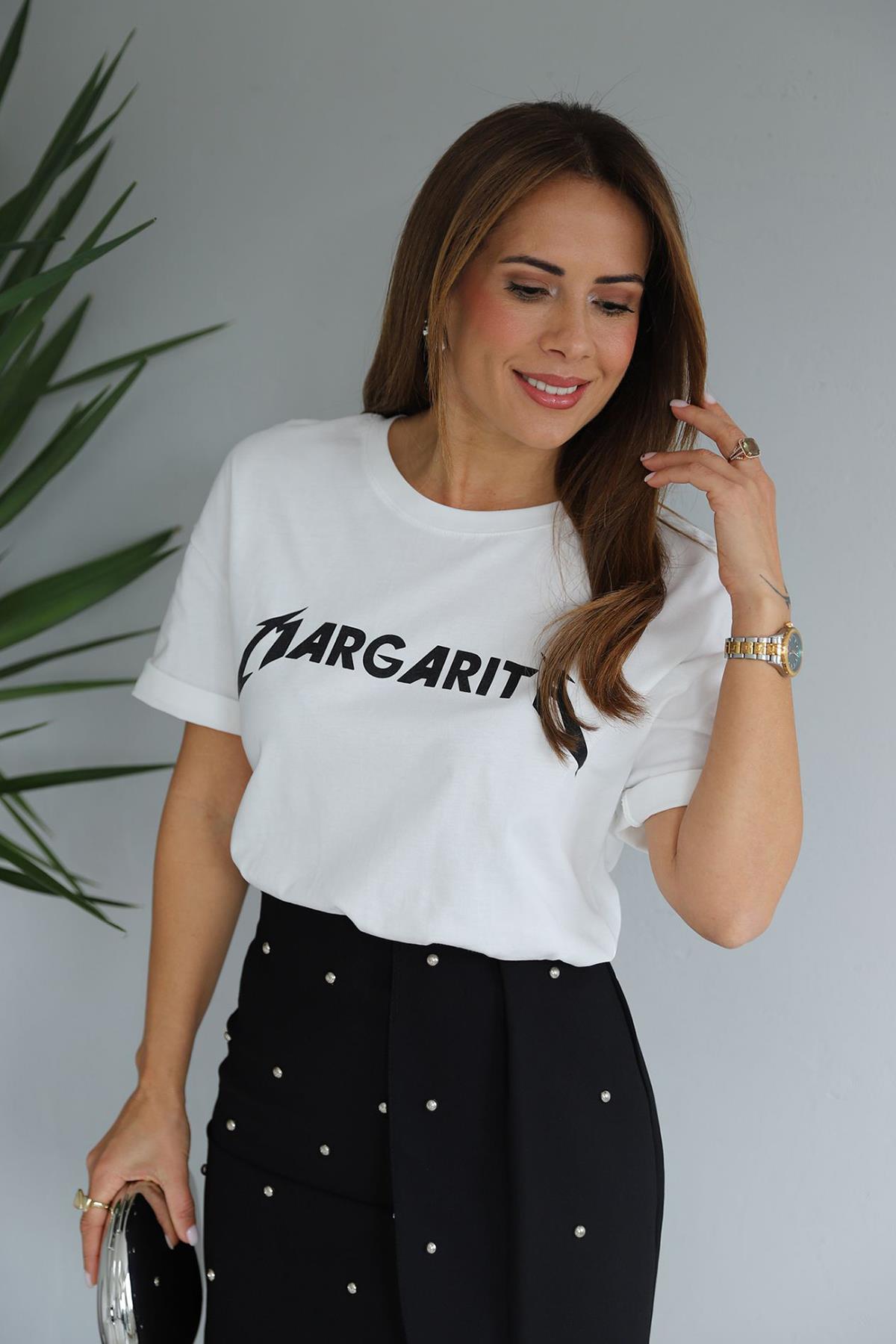 MARGARİTA TİŞÖRT BEYAZ