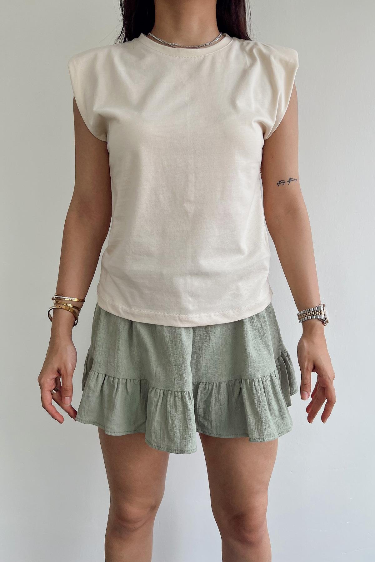 T-Shirt mit Polsterung