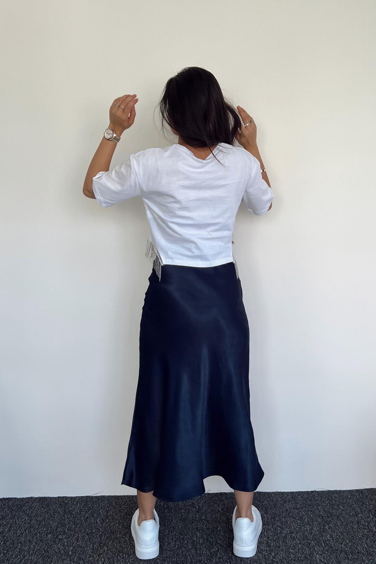 T-SHIRT WITH CHAIN SIDES