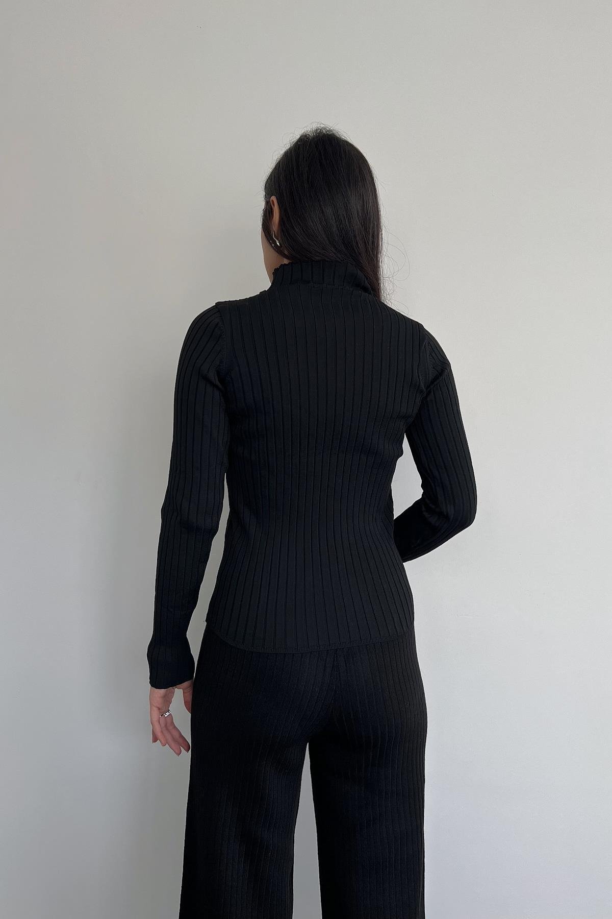 BALIKÇI YAKA FURFIRLI TRIKO