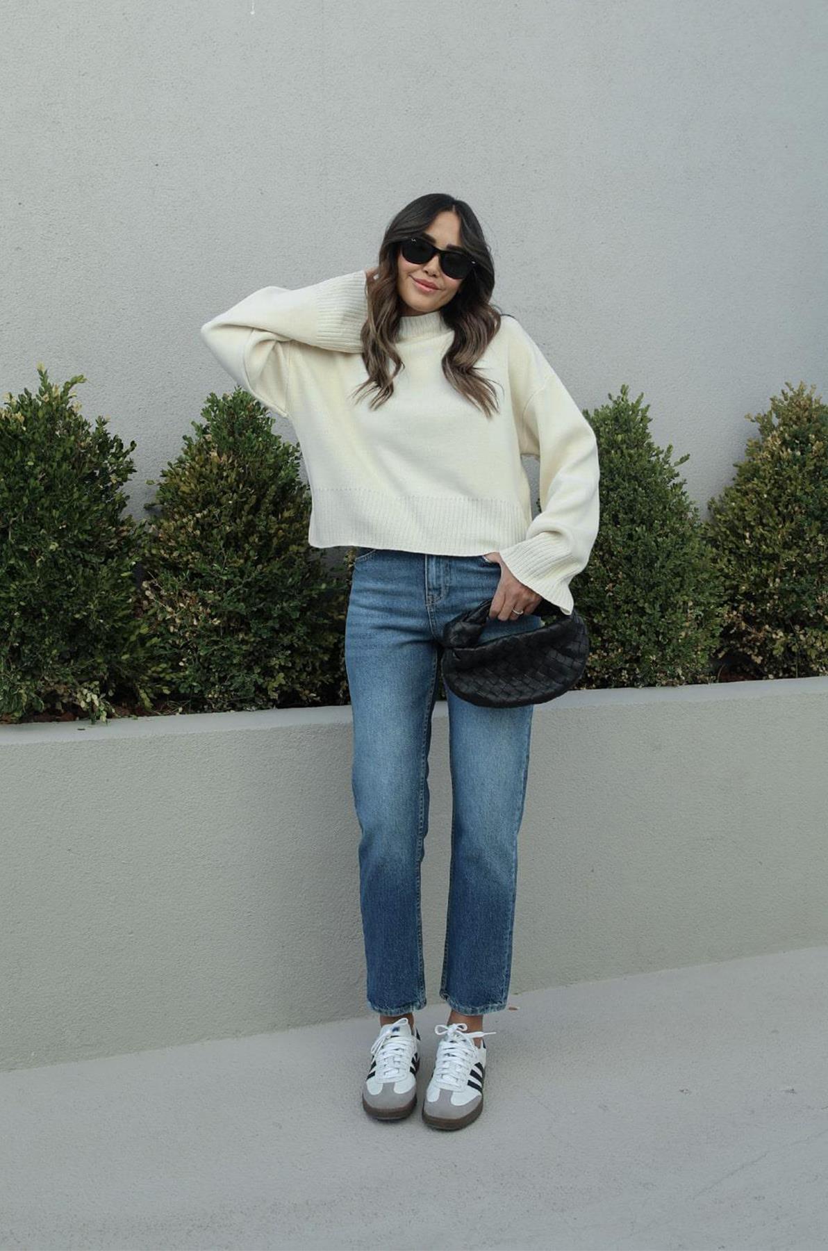 BALIKÇI YAKA UZUN WITH CROP TRİKO