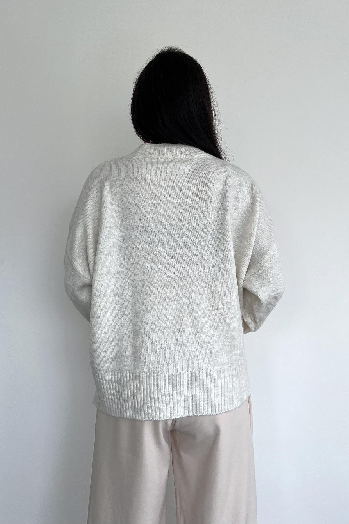 OVERSIZE-STRICKWAREN, WEICHER PULLOVER