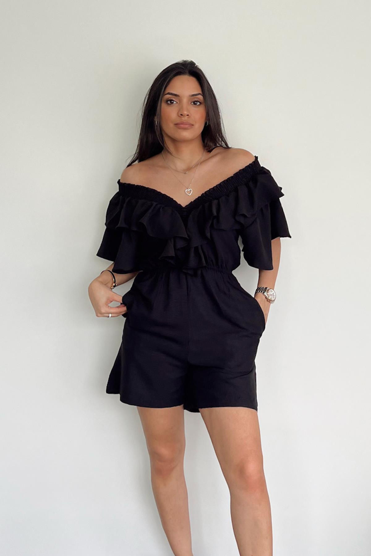 ЯКАСИ ФИРФИРЛИ ШОРТ ТУЛУМ