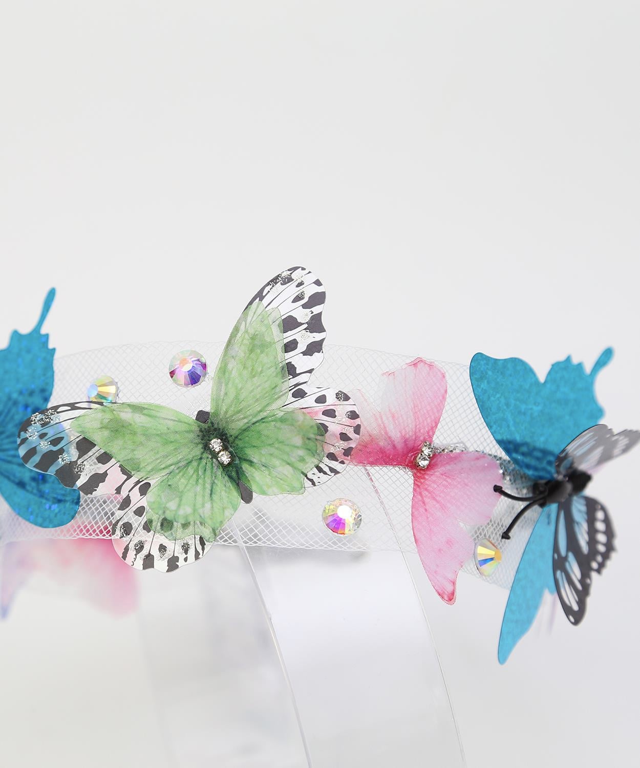 Freya Butterfly Taç / Beyaz
