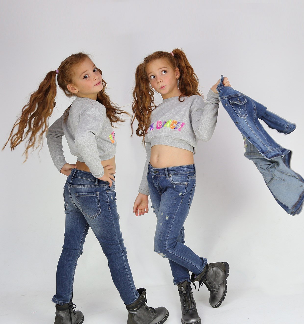 Let's Dance Cropped Sweatshirt