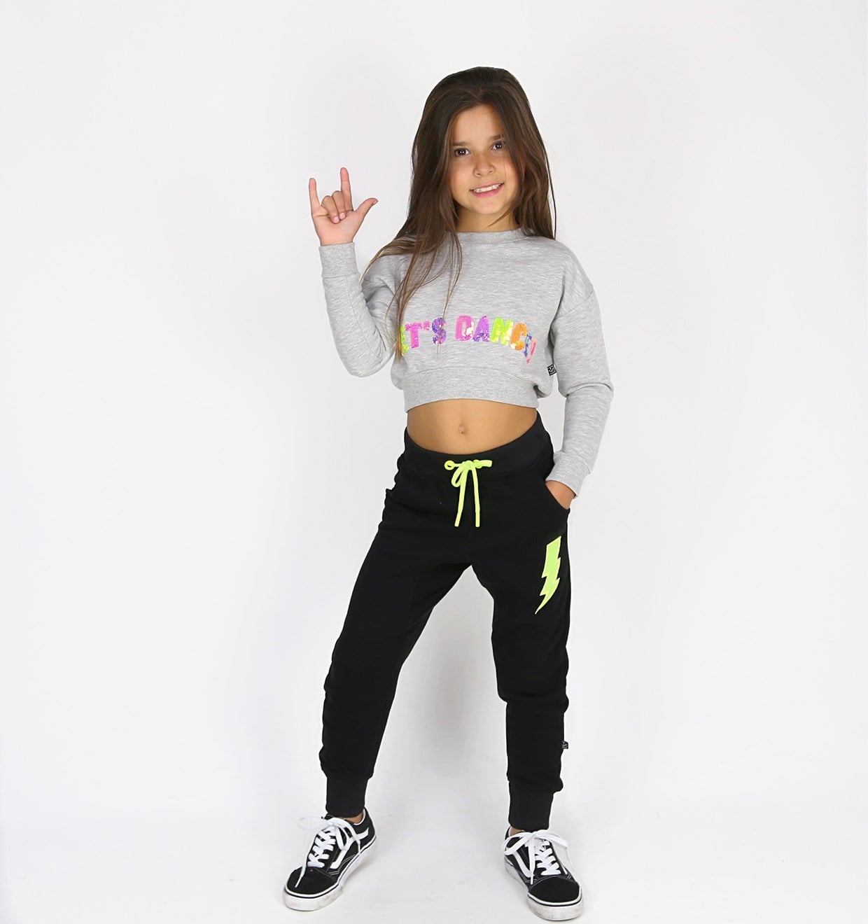 Let's Dance Cropped Sweatshirt