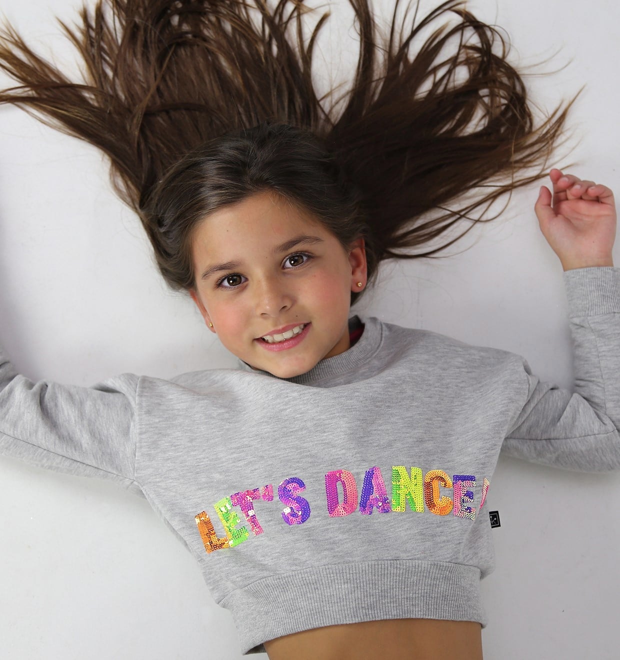 Let's Dance Cropped Sweatshirt