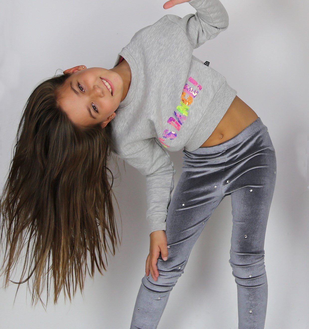 Let's Dance Cropped Sweatshirt