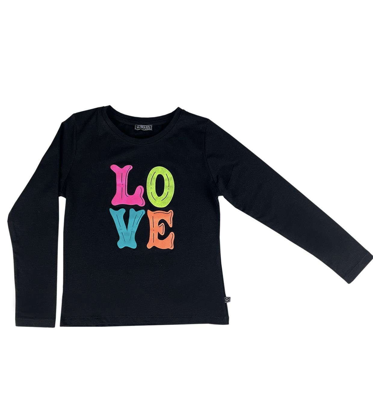Love Puff T-shirt / Siyah