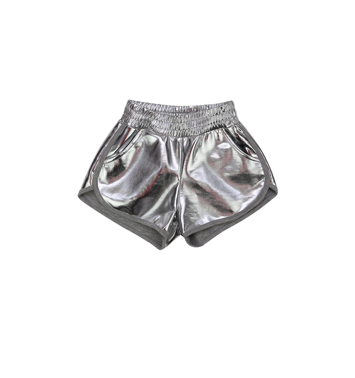Metallic Silver Şort
