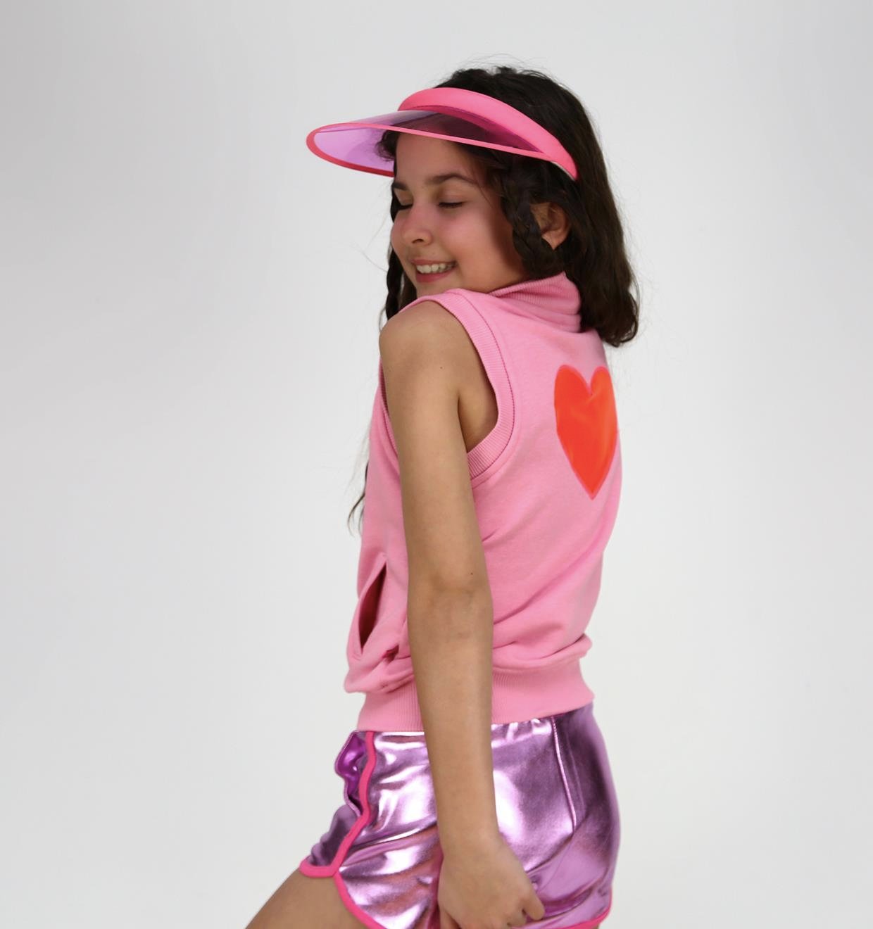 Metallic Şort / Pembe