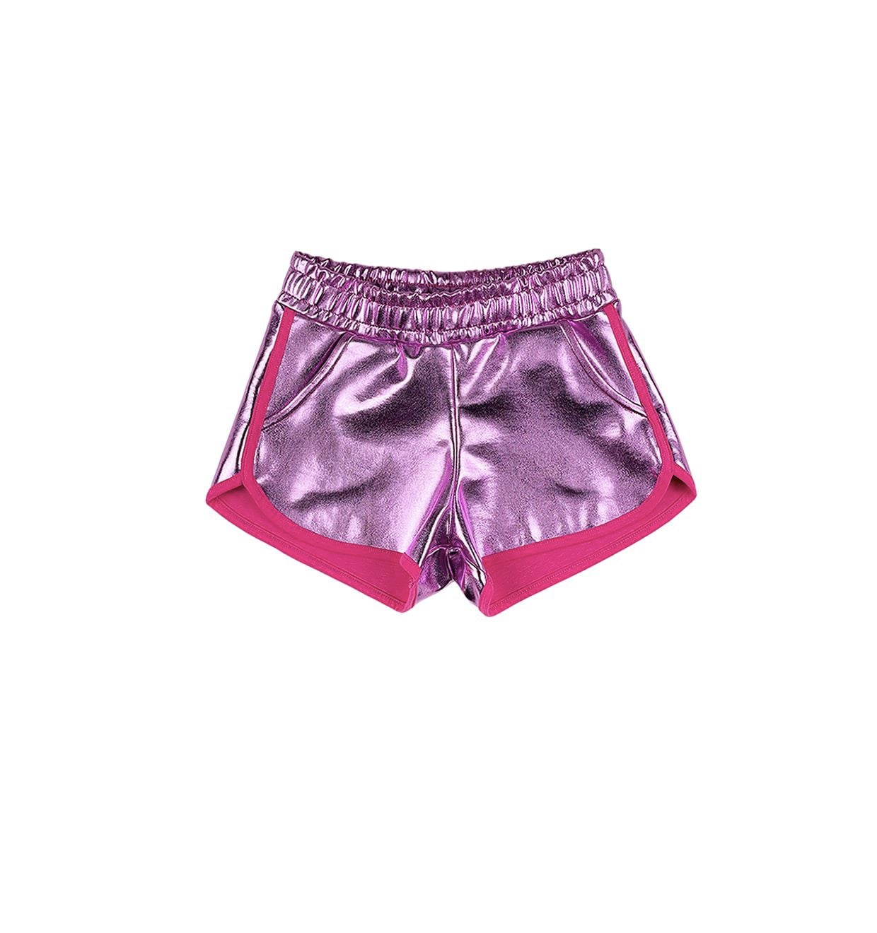 Metallic Şort / Pembe