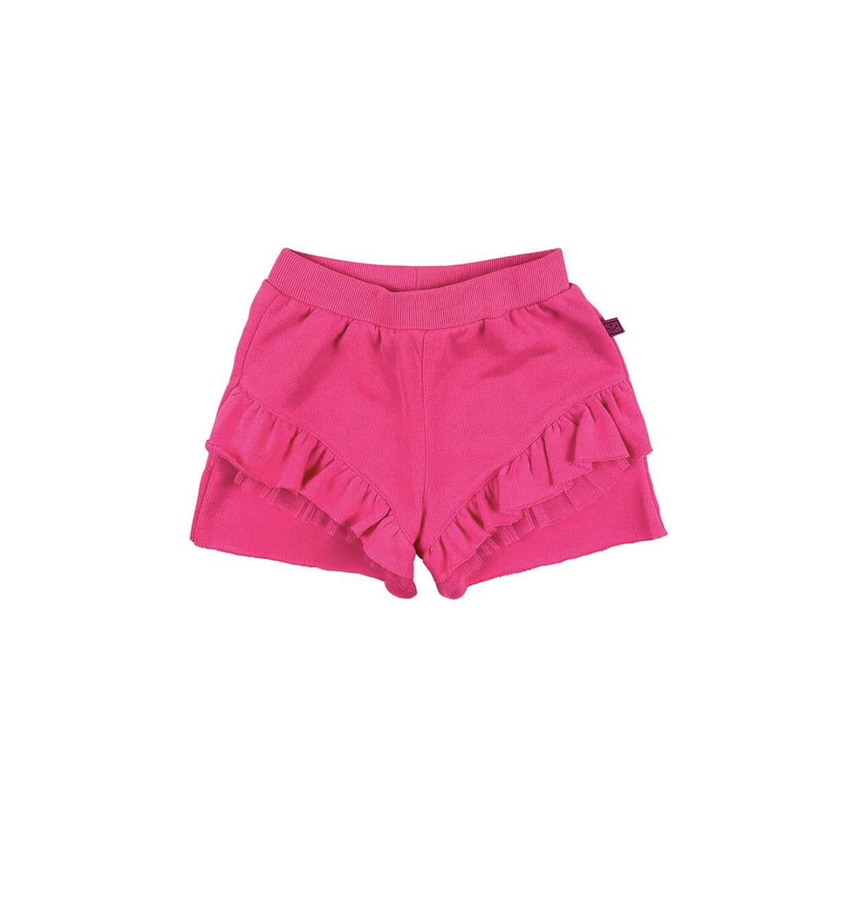 Neon Pink Ruffle Şort